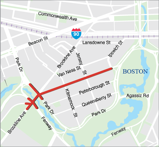 Boston: Improvements on Boylston Street, from Intersection of Brookline Avenue and Park Drive to Ipswich Street